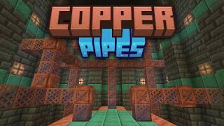 Copper Pipes | Minecraft Datapack