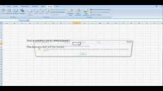 How to Locked your Excel Spreadsheet