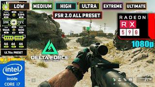 Delta Force: Hawk Ops - RX 590 - FSR 2 - All Settings Test