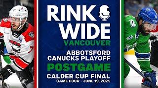 RINK WIDE POST-GAME: Abbotsford Canucks vs Charlotte Checkers | AHL Calder Cup Finals - Game 4