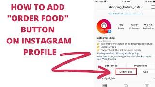 Fiverr client ka kaam !!!  (Activate Order food button on instagram profile )