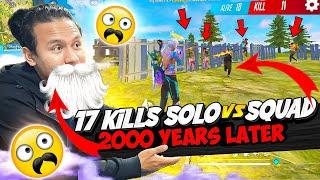 17 Kills Solo Vs Squad Gameplay After Very Long Time  Tonde Gamer - Garena Free Fire