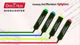 Get Ready to Highlight Your Life! The BEST Highlighter for Studying! Soni OfficeMate Highlighter