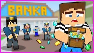 KEREM KOMİSER'İN HIRSIZ BEBEĞİ BANKA SOYDU!  - Minecraft