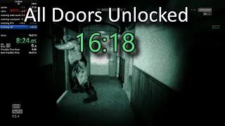 Outlast All Doors Unlocked Speedrun 16:18 ( WR )