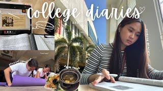 COLLEGE DIARIES | PE activity, study with me, online classes, tambay sa lib | Philippines