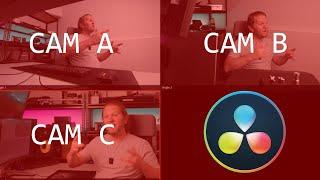 DaVinci Resolve Multicam sync with multiple shorter clips