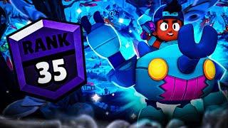 ПЕРВЫЙ В МИРЕ АПНУЛ МЭГ НА 35 РАНГ В СОЛО ШД  Brawl Stars / Бравл старс