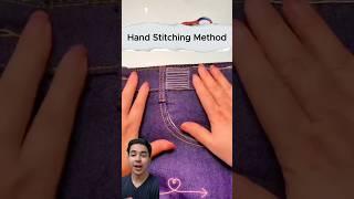 Easy Sewing Trick to Take In the Waist of Any Pants (Hand Stitching Method)