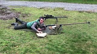 PTRD 41 14.5mm anti tank rifle 2 shots fired