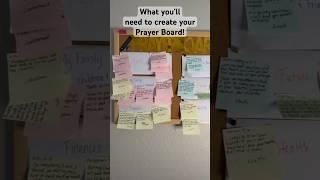 What you’ll need to create your 2024 Prayer Board! Full video NOW LIVE!!️#prayer #prayerboard
