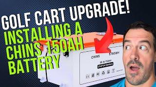 How to Install a Lithium Battery in your Golf Cart! CHINS 48V 150Ah Upgrade Lead Acid to Lifepo4