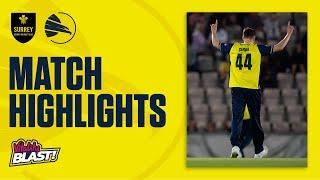 Miserly Currie & Wood Set The Platform ⭐ | Surrey v Hawks Men - Vitality Blast Highlights