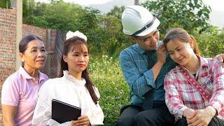 A Sua and Tuan: Engineer Tuan came to pick A Sua up and take her home. A Sua is very happy