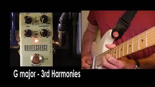 TC Electronic Quintessence Harmonizer Pedal- Quick Demo