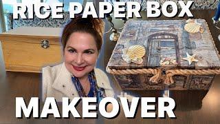 DIY Decoupage Rice Paper Crafts | From Drab to Fab!  Easy & Fun Tips & Techniques!