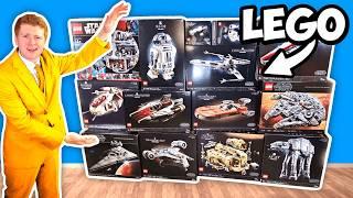 I Built The BIGGEST LEGO STAR WARS SETS Ever...