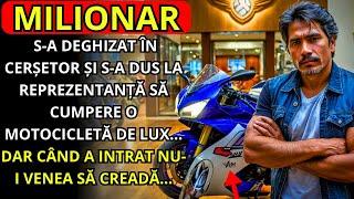 UN MILIONAR S-A DEGHIZAT ÎN CERȘETOR ȘI S-A DUS LA DEALER PENTRU A CUMPĂRA O MOTOCICLETĂ DE LUX