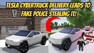 Greenville, Wisc Roblox l Tesla Cybertruck Delivery STOLEN by POLICE - Voice Roleplay