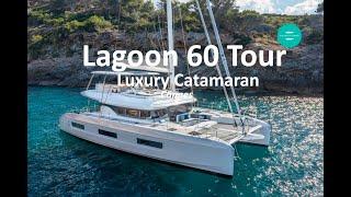 Lagoon 60 Luxury Catamaran Tour. #top #yachts