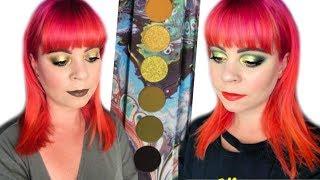 Kaleidos Makeup Sci-Fi green palette | 2 Looks and Review | Futurism Collection