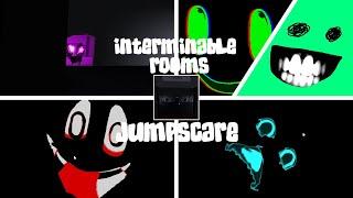 Every Interminable rooms jumpscare... (U-Section) (Unofficial) (Hoax Version)