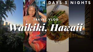 HAWAII VLOG: 3 days in Waikiki  | how much we spent | SO relaxing & peaceful | my itinerary!!