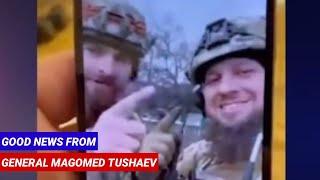 Ramzan Kadyrov on Video Call with General Magomed Tushaev