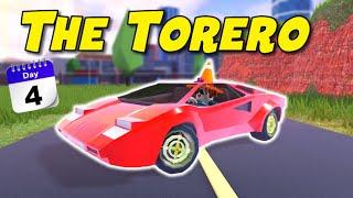 Jailbreak TORERO LIMITED TIME CAR! $599,000 | 5 Days of Vehicles [4] (Roblox Jailbreak)