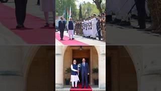 PM Modi receives Ceremonial Welcome at Presidential Palace in Cyprus | #shorts