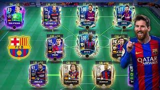 FC Barcelona - Past & Present Best Special Squad Builder | FIFA Mobile 22