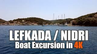 Lefkada, Greece | NIDRI BOAT TRIP - Meganisi, Skorpios, Secret Cave + Beaches