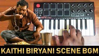 Kaithi Mass ( Biriyani Scene Bgm ) By Raj Bharath | Karthi | Sam C S