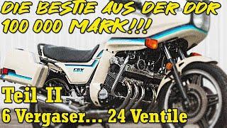 The beast from the GDR... 100,000 Marks! - Part 2 - 6 carburettors, 24 valves! | Harzer Bikeschmiede