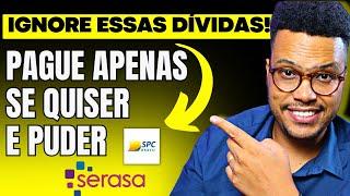 DÍVIDAS QUE VOCÊ PAGA SE QUISER: DÍVIDA PRESCRITA NA SERASA E NO SPC? COBRANÇA DE DÍVIDA CADUCADA