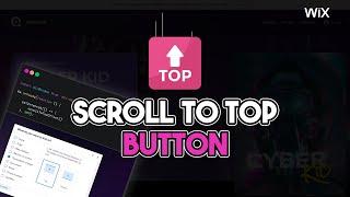 Back to Top (Scroll to Top) Button in Wix | Wix Ideas