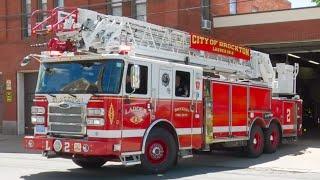 Brockton, MA Fire Department *New* Ladder 2 Responding
