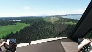 MSFS2020 / ANA Boeing 737-800 Cockpit Cam of Wakkanai landing