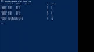 Ping in the PowerShell