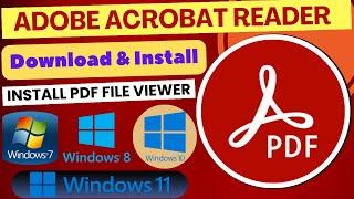 Adobe Acrobat Reader Download and Install | Install PDF File Viewer