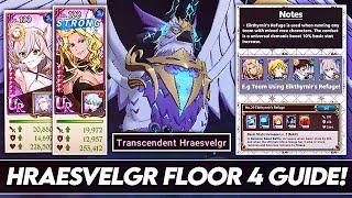 *UPDATED* Complete Guide To FLOOR 4 Of Hraesvelgr! Transcendent Hraesvelgr Guide! (7DS Grand Cross)