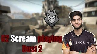 G2 Scream playing CS:GO mm on dust 2 (twitch stream)