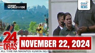 24 Oras Express: November 22, 2024 [HD]