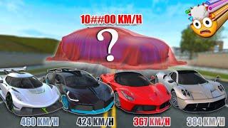 TOP 5 FASTEST CARS IN ECDS || BUT ?  || Extreme Car Driving Simulator