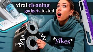 Trying Every VIRAL CLEANING GADGET that TIKTOK & INSTAGRAM RECOMMENDED... is anything worth buying??