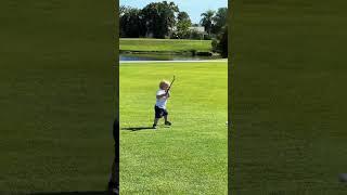  17-month-old Baby G.O.A.T golfer! ️‍️