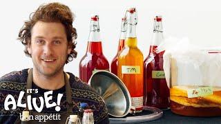 How to Brew Your Own Kombucha with Brad | It's Alive | Bon Appetit