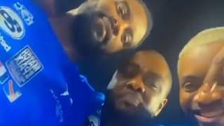 Fally Ipupa, Gaz Mawete, Sdm, Félix Tshisekedi, Eto'o, Mike Kalambay à un match de GALA à Kinshasa