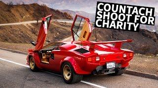 Larry Chen Shoots a Lamborghini Countach for Charity