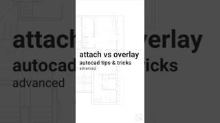 Attach vs Overlay XREF | Autocad Tutorial